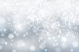 Silver blue snowflake wallpaper